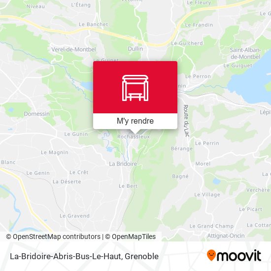 La-Bridoire-Abris-Bus-Le-Haut plan