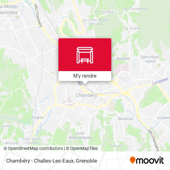 Chambéry - Challes-Les-Eaux plan