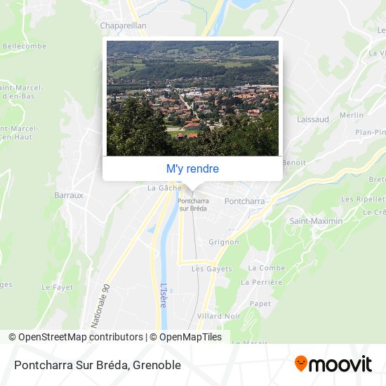 Pontcharra Sur Bréda plan