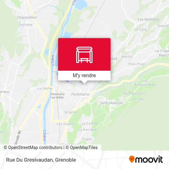 Rue Du Gresivaudan plan