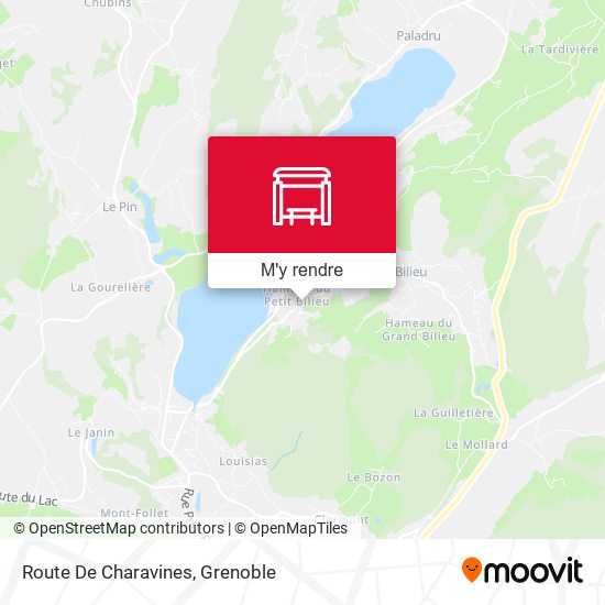 Route De Charavines plan