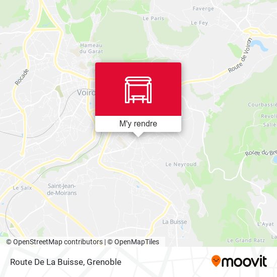 Route De La Buisse plan