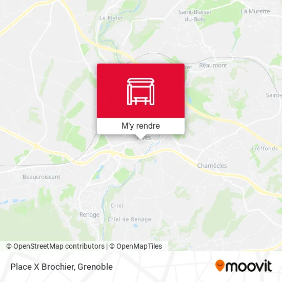 Place X Brochier plan