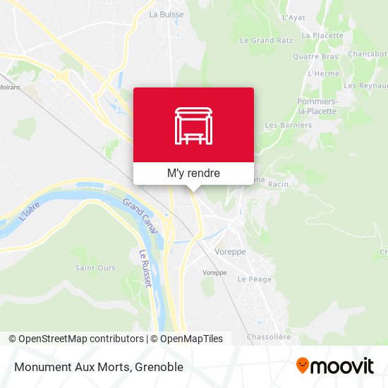 Monument Aux Morts plan