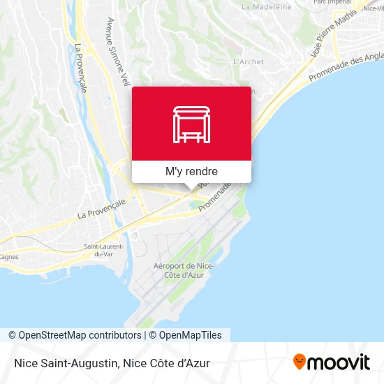Nice Saint-Augustin plan