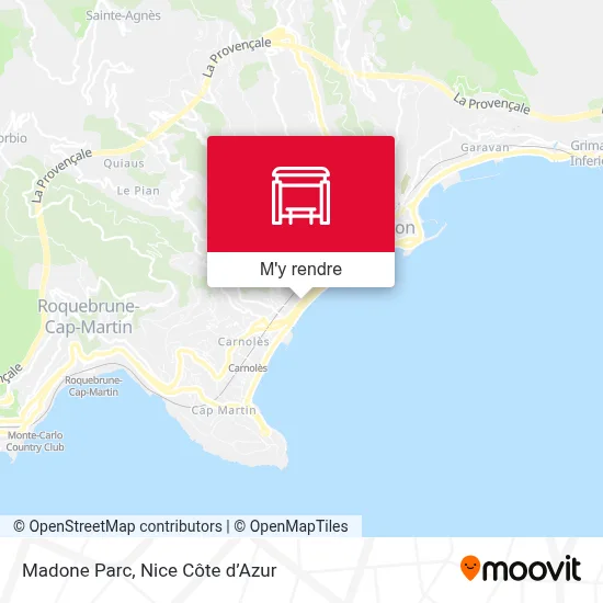 Madone Parc plan