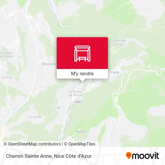 Chemin Sainte Anne plan