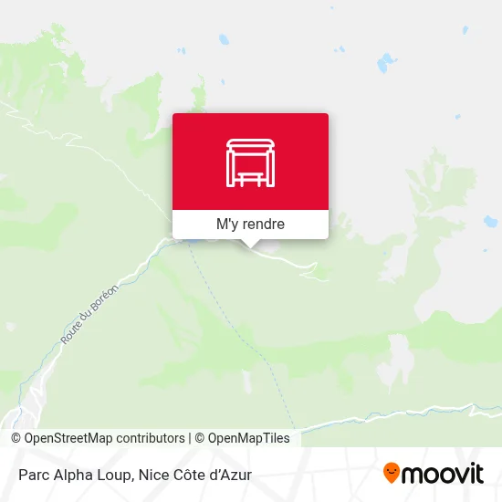 Parc Alpha Loup plan