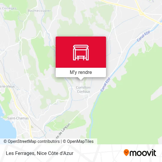 Les Ferrages plan