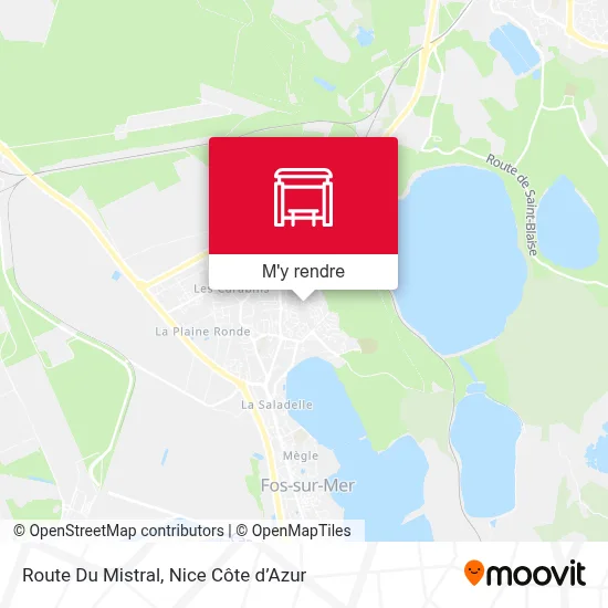 Route Du Mistral plan