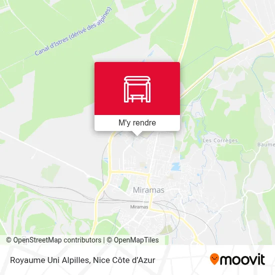 Royaume Uni Alpilles plan