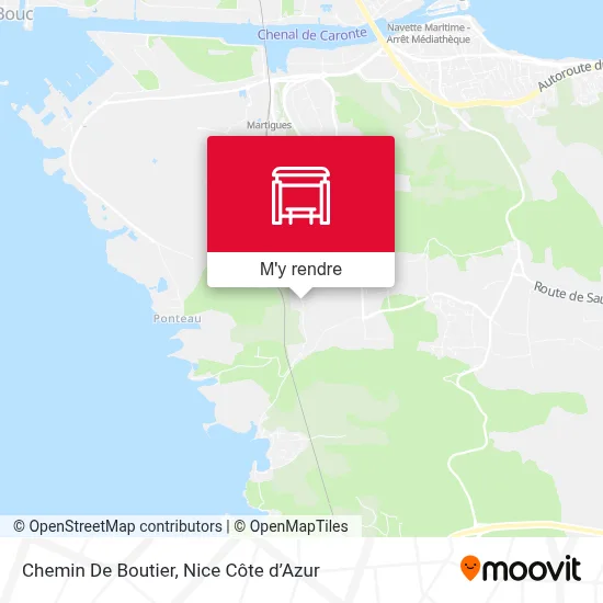 Chemin De Boutier plan