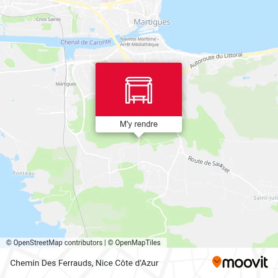 Chemin Des Ferrauds plan