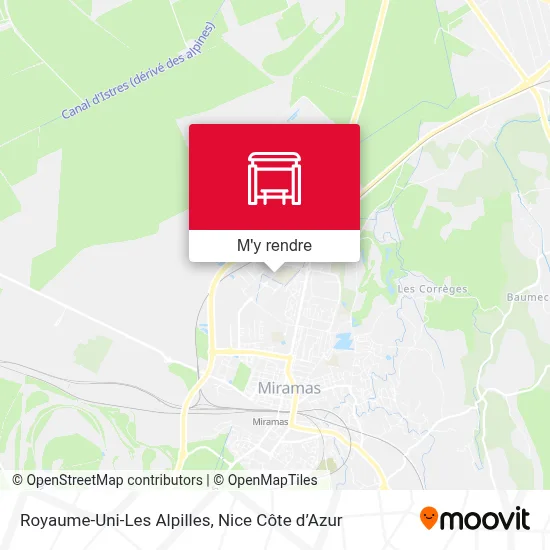 Royaume-Uni-Les Alpilles plan