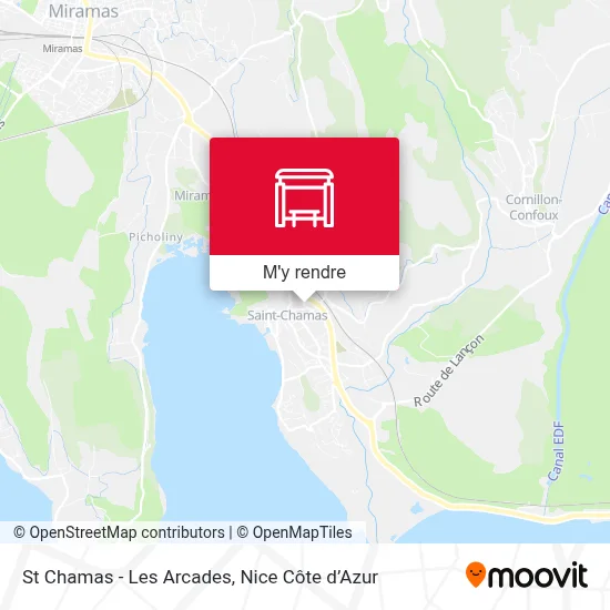 St Chamas - Les Arcades plan