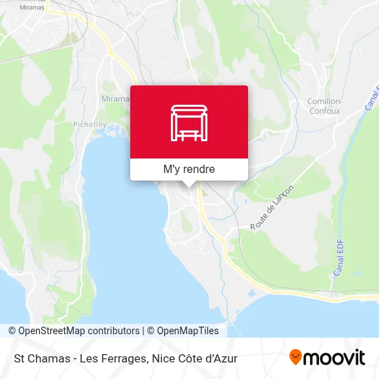 St Chamas - Les Ferrages plan