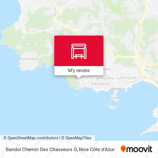 Bandol Chemin Des Chasseurs O plan
