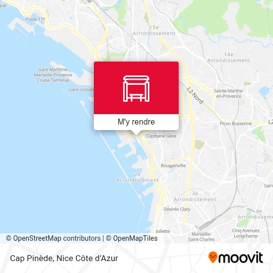 Cap Pinède plan