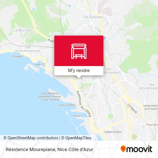 Résidence Mourepiane plan
