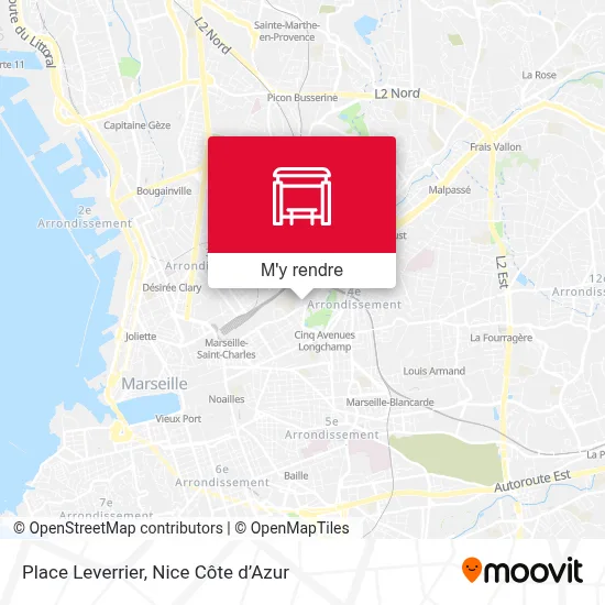 Place Leverrier plan