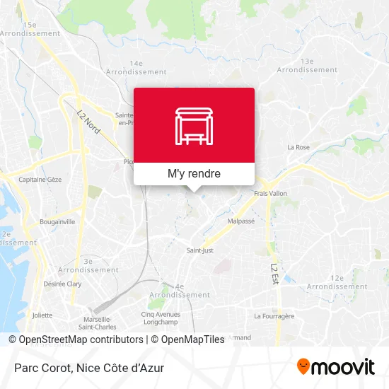 Parc Corot plan
