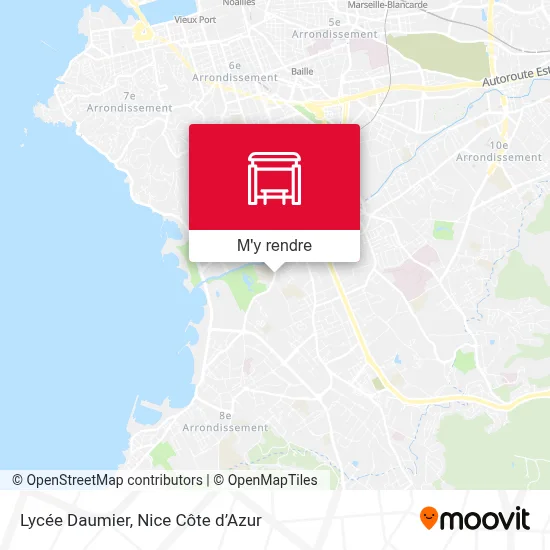 Lycée Daumier plan
