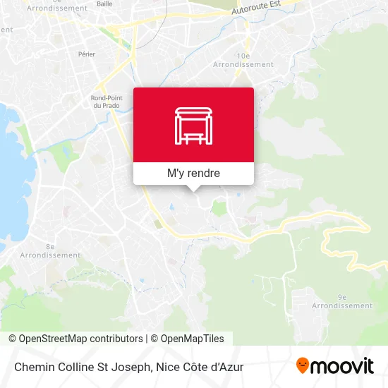 Chemin Colline St Joseph plan