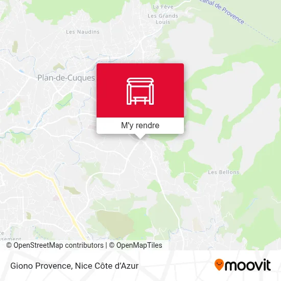 Giono Provence plan