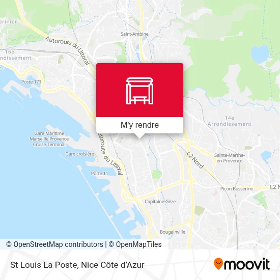 St Louis La Poste plan