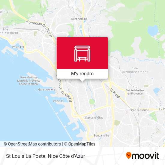 St Louis La Poste plan