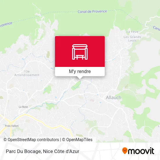 Parc Du Bocage plan