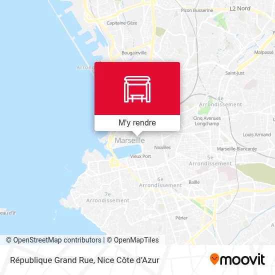 République Grand Rue plan