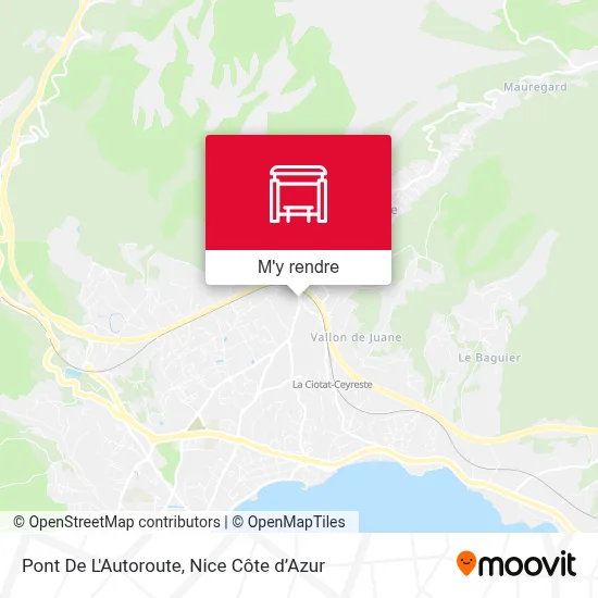 Pont De L'Autoroute plan