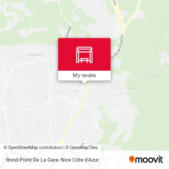 Rond-Point De La Gare plan