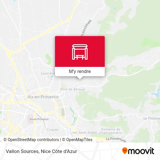 Vallon Sources plan