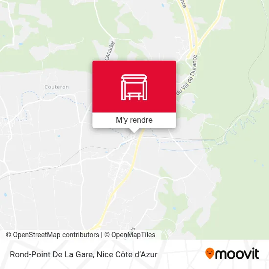 Rond-Point De La Gare plan