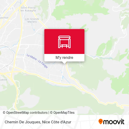 Chemin De Jouques plan