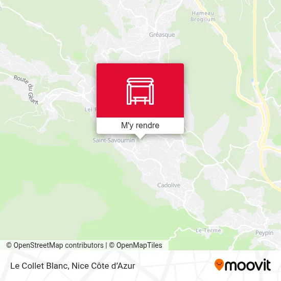 Le Collet Blanc plan