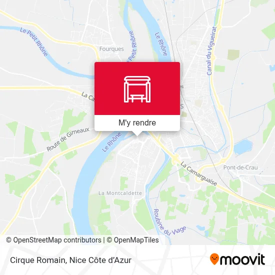 Cirque Romain plan