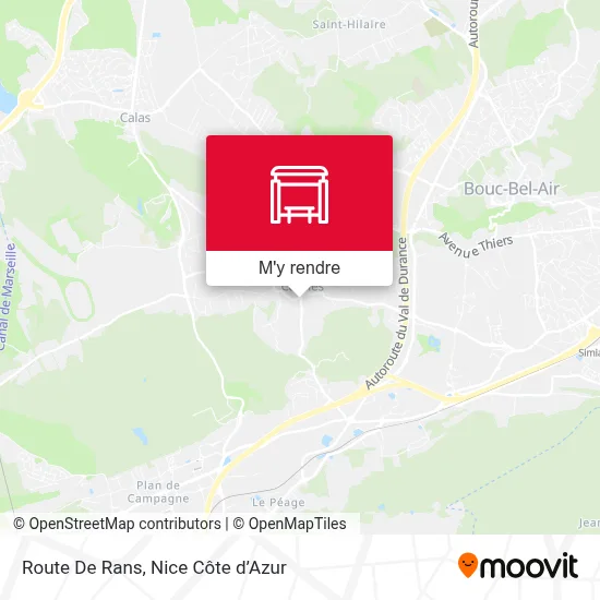 Route De Rans plan