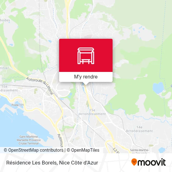 Résidence Les Borels plan