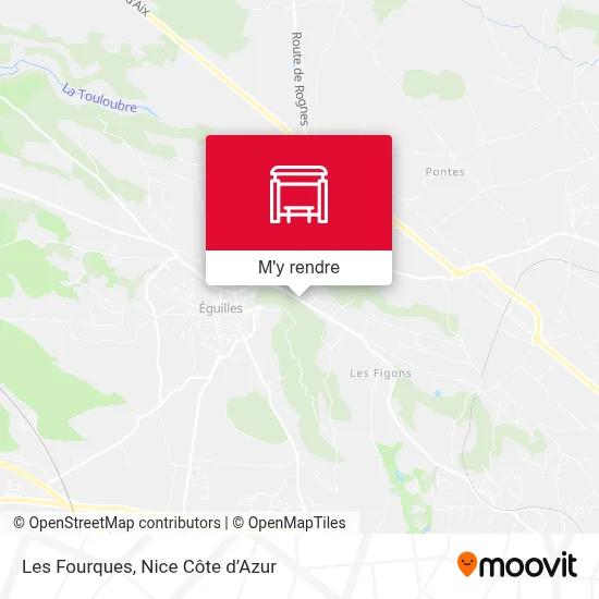 Les Fourques plan