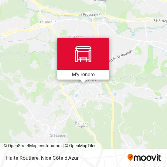 Halte Routiere plan