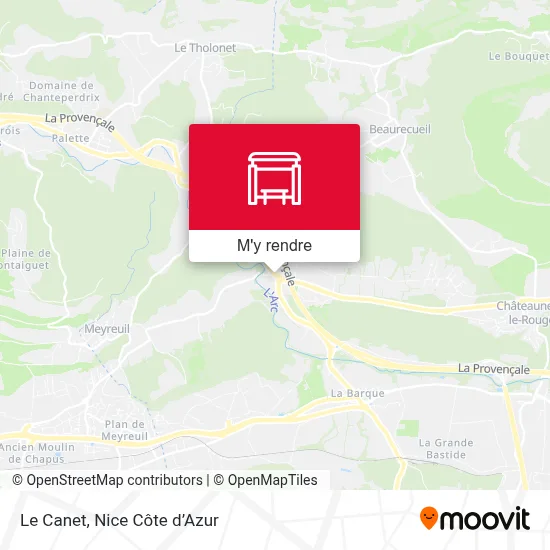 Le Canet plan