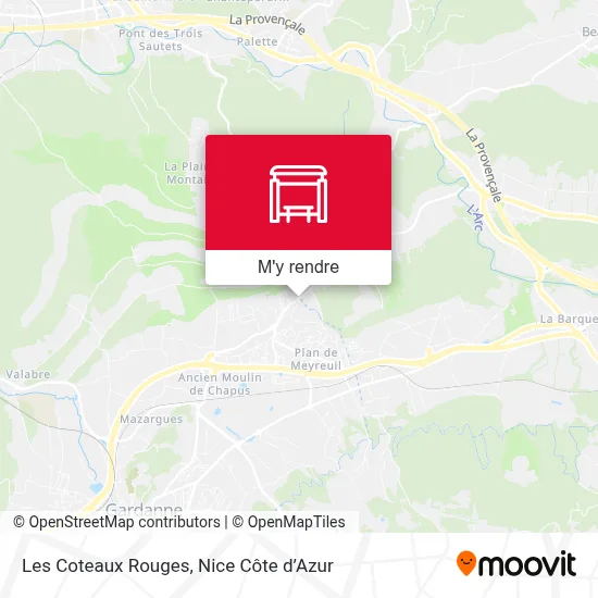 Les Coteaux Rouges plan