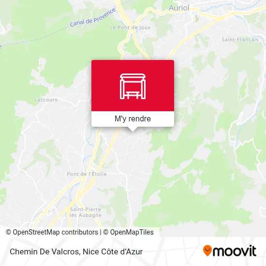 Chemin De Valcros plan