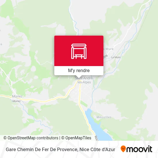 Gare Chemin De Fer De Provence plan