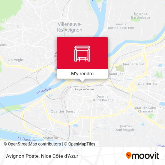 Avignon Poste plan