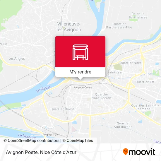 Avignon Poste plan
