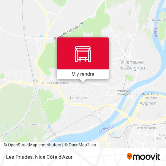 Les Priades plan